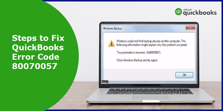 Fix QuickBooks Error Code 80070057-Featured Image