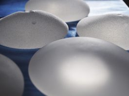 Image showing breast implants for breast reduction and enlargement surgery