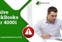 Fix QuickBooks Error 40001