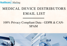 Medical Device Distributors Email List