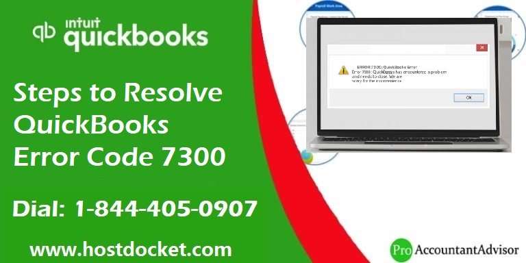 Fix QuickBooks Error Code 7300