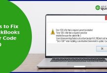 Fix QuickBooks Error code 1330 - Featured Image